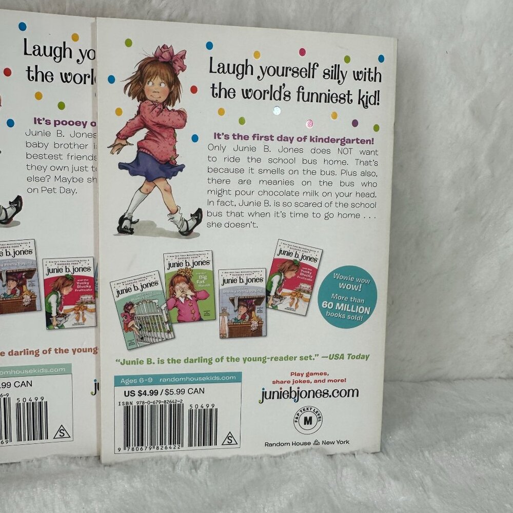 Junie B. Jones Book Set Of 5: Paper back books 1,2,3,4,18 Young Readers - Picture 5 of 6
